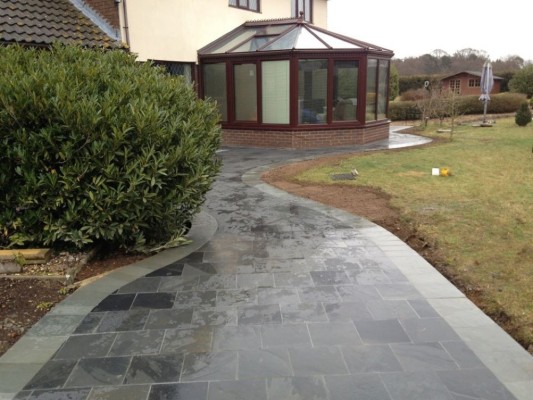 Brazilian Slate Driveway